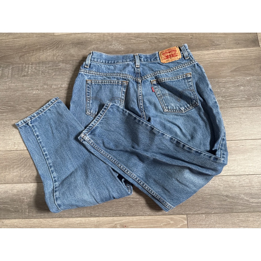 Levis 550 Jeans Womens 12M Relaxed Tapered Medium Wash‎ 90s Mom Denim